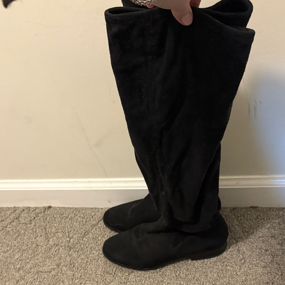 Calvin Klein Black Over the Knee Boots